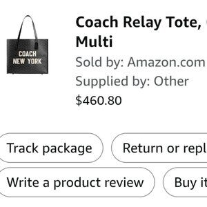 Coach new York relay tote. 13x16 HUGE!  Charcoal color